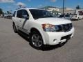 2010 Blizzard White Nissan Armada Platinum  photo #1