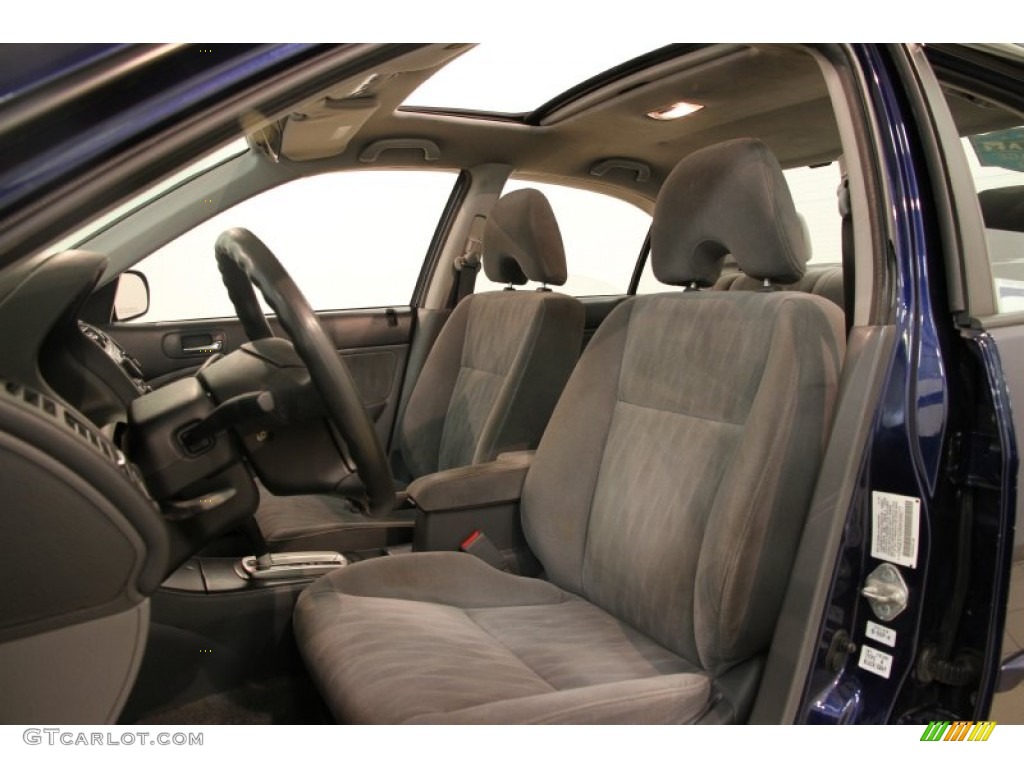 Gray Interior 2005 Honda Civic LX Sedan Photo #86247089
