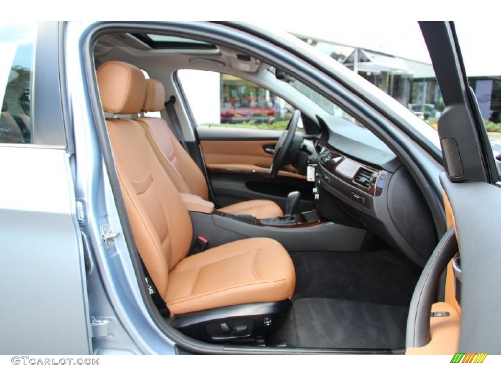 2011 3 Series 328i xDrive Sedan - Blue Water Metallic / Saddle Brown Dakota Leather photo #27