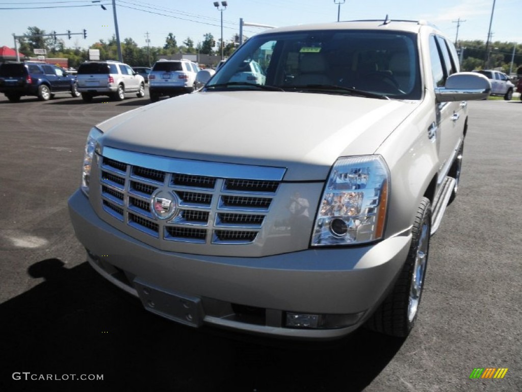 2007 Escalade AWD - Gold Mist / Cocoa/Light Cashmere photo #3