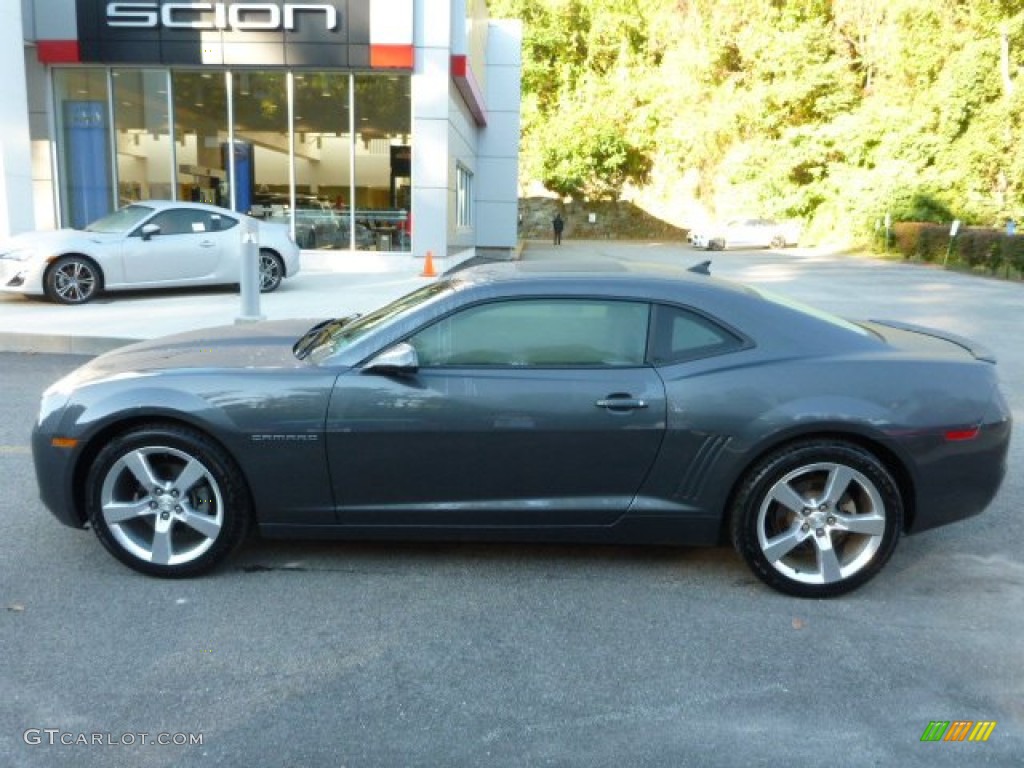 2010 Camaro LT/RS Coupe - Cyber Gray Metallic / Black photo #6