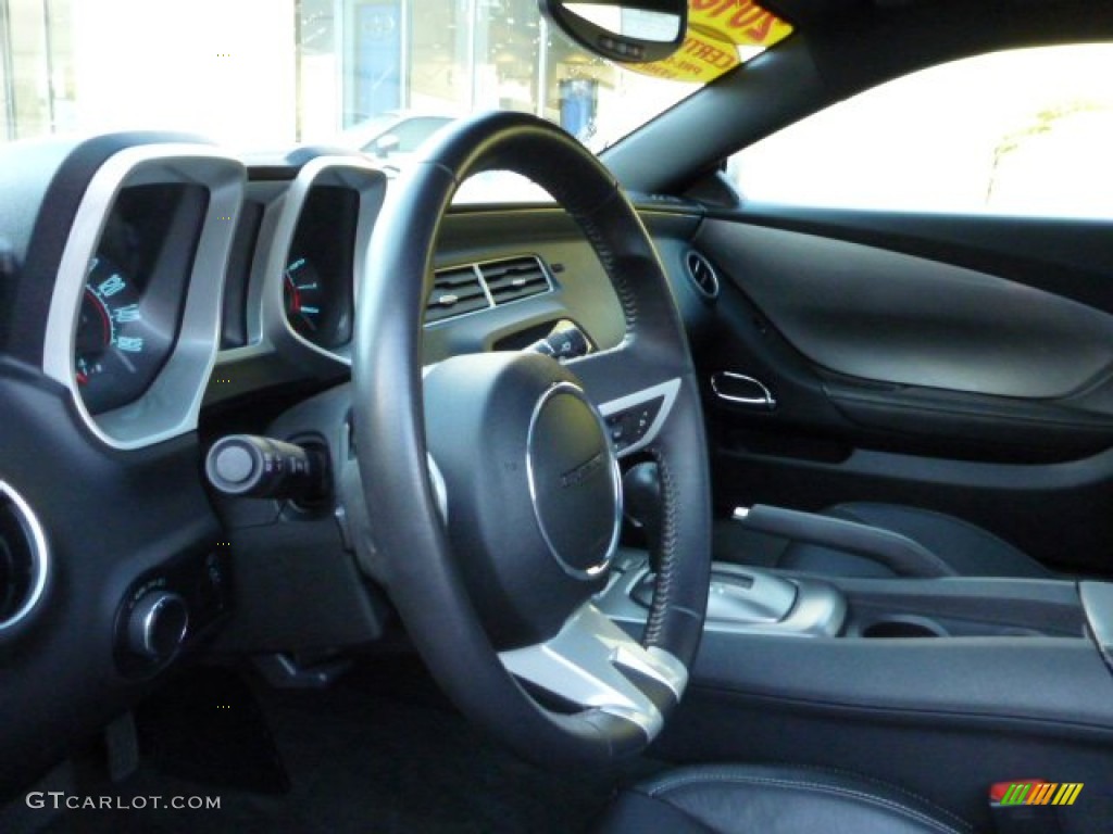 2010 Camaro LT/RS Coupe - Cyber Gray Metallic / Black photo #16