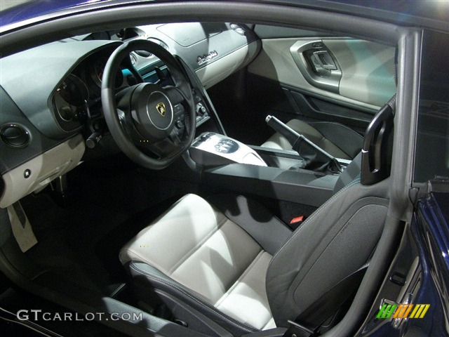 2006 Gallardo Coupe E-Gear - Blu Fontus / 2-Tone Grey and Black photo #6