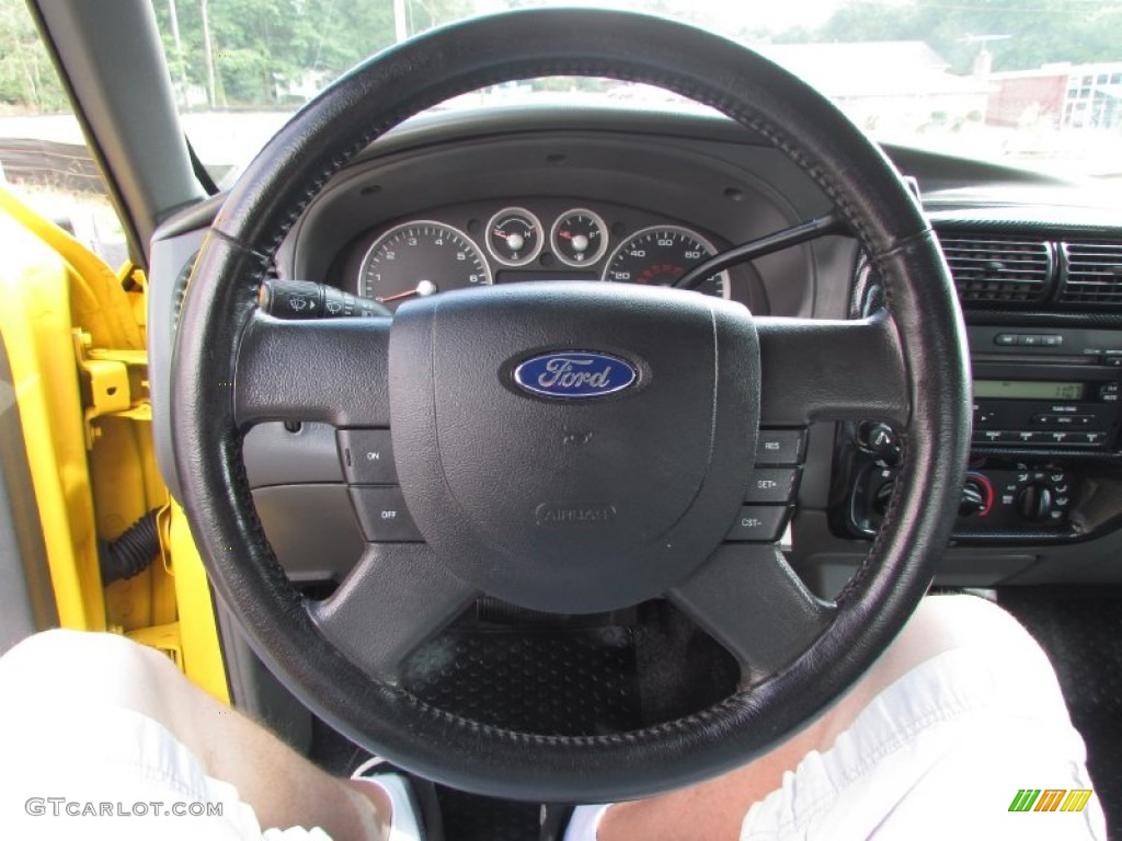 2006 Ranger STX SuperCab - Screaming Yellow / Ebony Black photo #18
