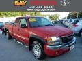 Fire Red 2005 GMC Sierra 1500 SLE Extended Cab 4x4