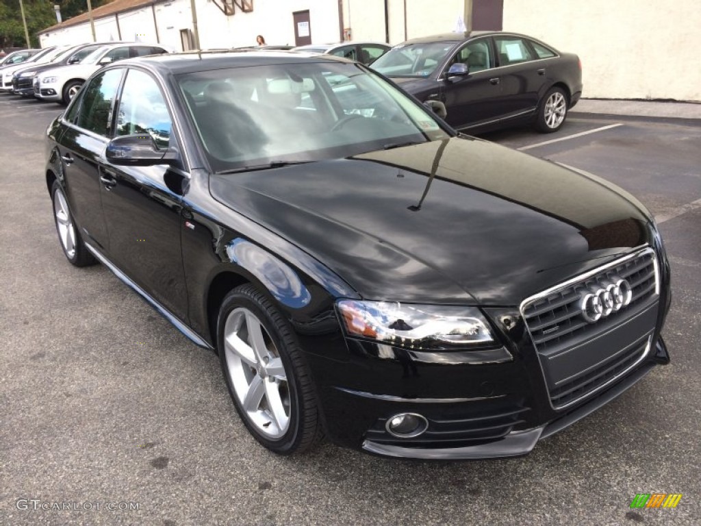 Brilliant Black 2012 Audi A4 2.0T quattro Sedan Exterior Photo #86250992