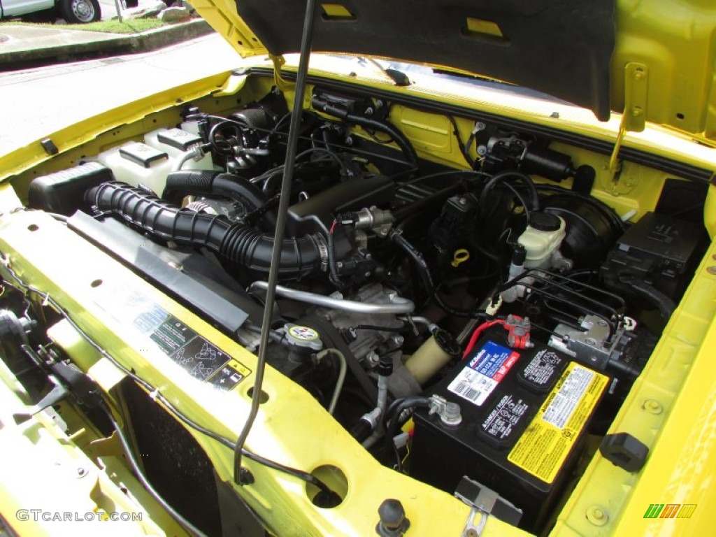 2006 Ranger STX SuperCab - Screaming Yellow / Ebony Black photo #54