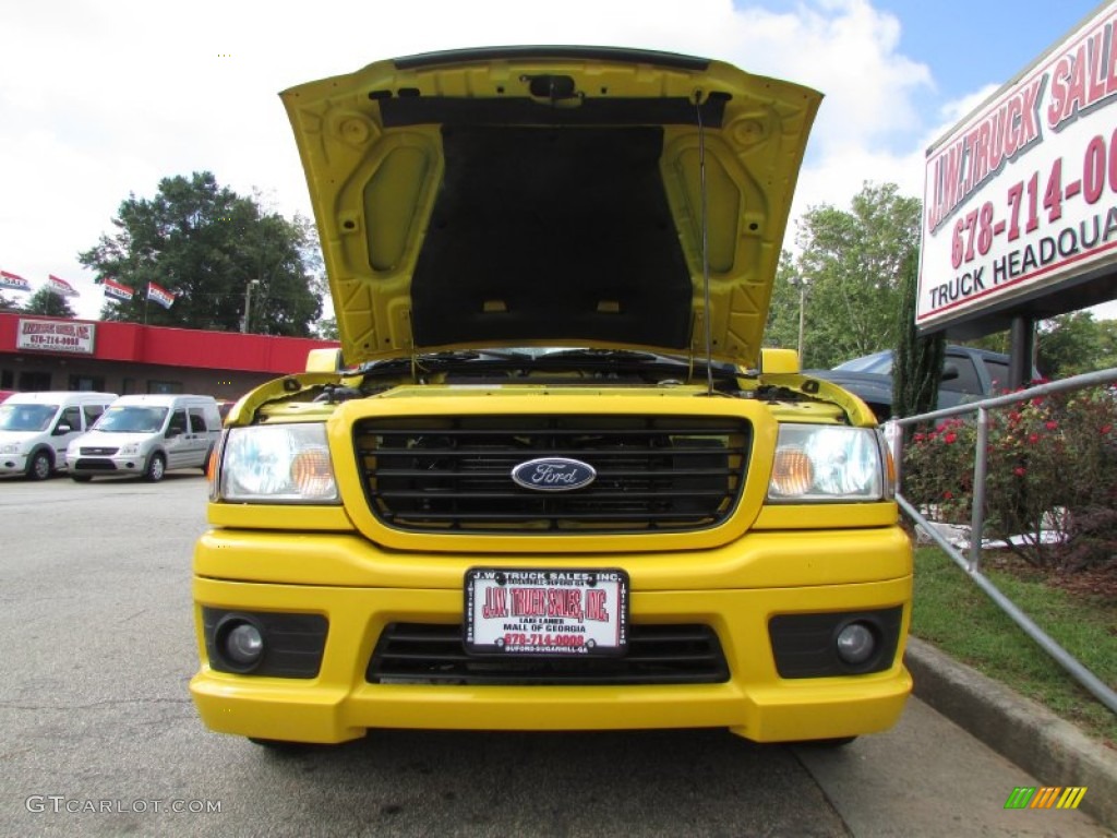 2006 Ranger STX SuperCab - Screaming Yellow / Ebony Black photo #55