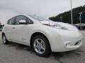 2013 Glacier White Nissan LEAF SV  photo #7