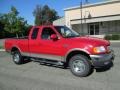 2003 Bright Red Ford F150 XLT SuperCab 4x4  photo #11