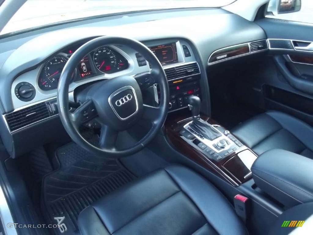 Black Interior 2008 Audi A6 3.2 quattro Sedan Photo #86251565