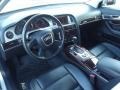 2008 Audi A6 Black Interior Prime Interior Photo