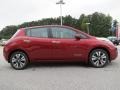 2013 Cayenne Red Nissan LEAF SL  photo #6