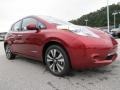 2013 Cayenne Red Nissan LEAF SL  photo #7