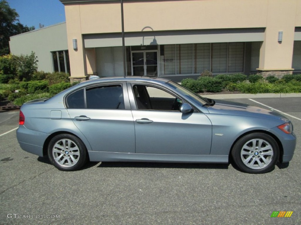 2006 3 Series 325xi Sedan - Quartz Blue Metallic / Beige photo #9