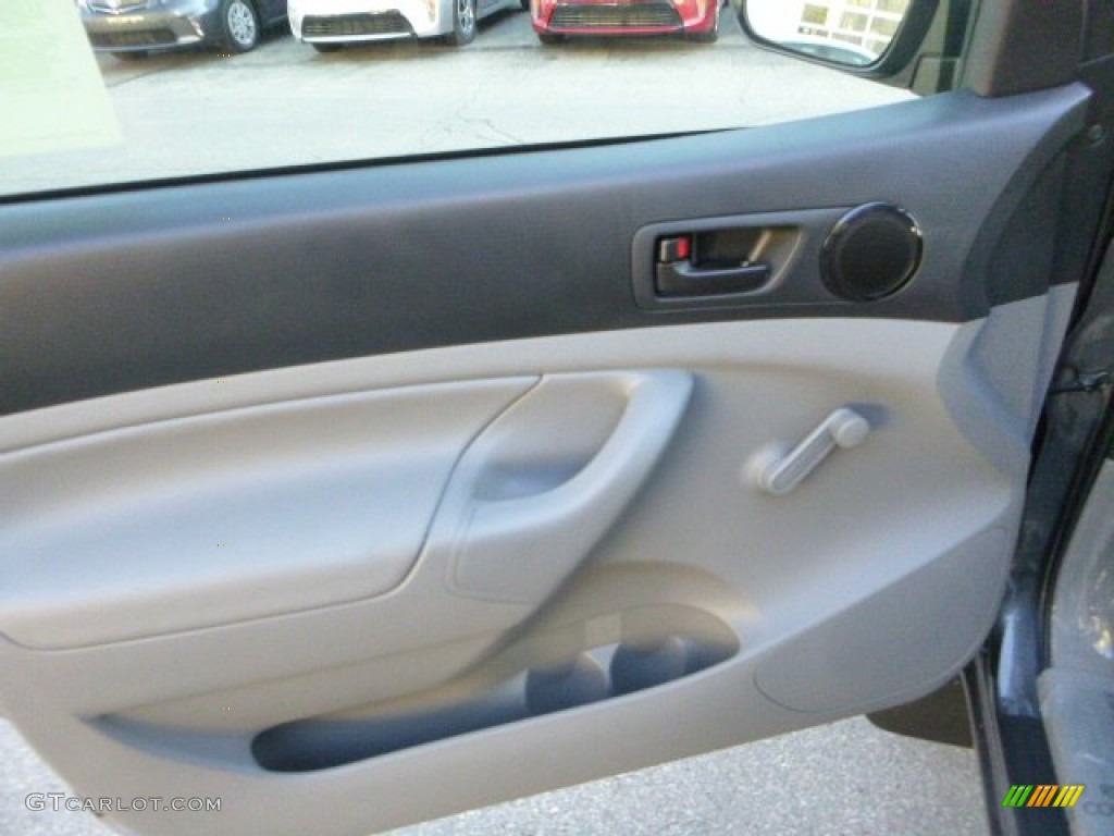 2014 Toyota Tacoma Regular Cab 4x4 Graphite Door Panel Photo #86252153