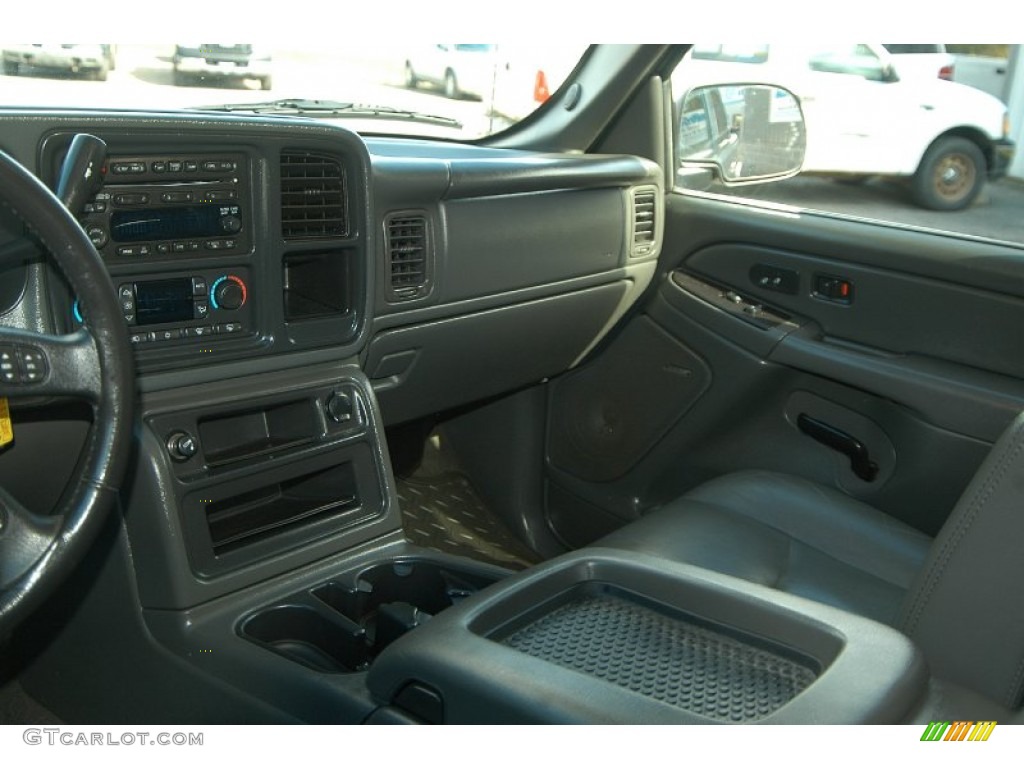 2006 Sierra 1500 SLT Z71 Crew Cab 4x4 - Stealth Gray Metallic / Dark Pewter photo #7