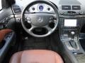 Black/Cognac Brown Steering Wheel Photo for 2007 Mercedes-Benz E #86254052