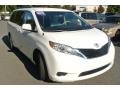 2012 Super White Toyota Sienna LE  photo #2