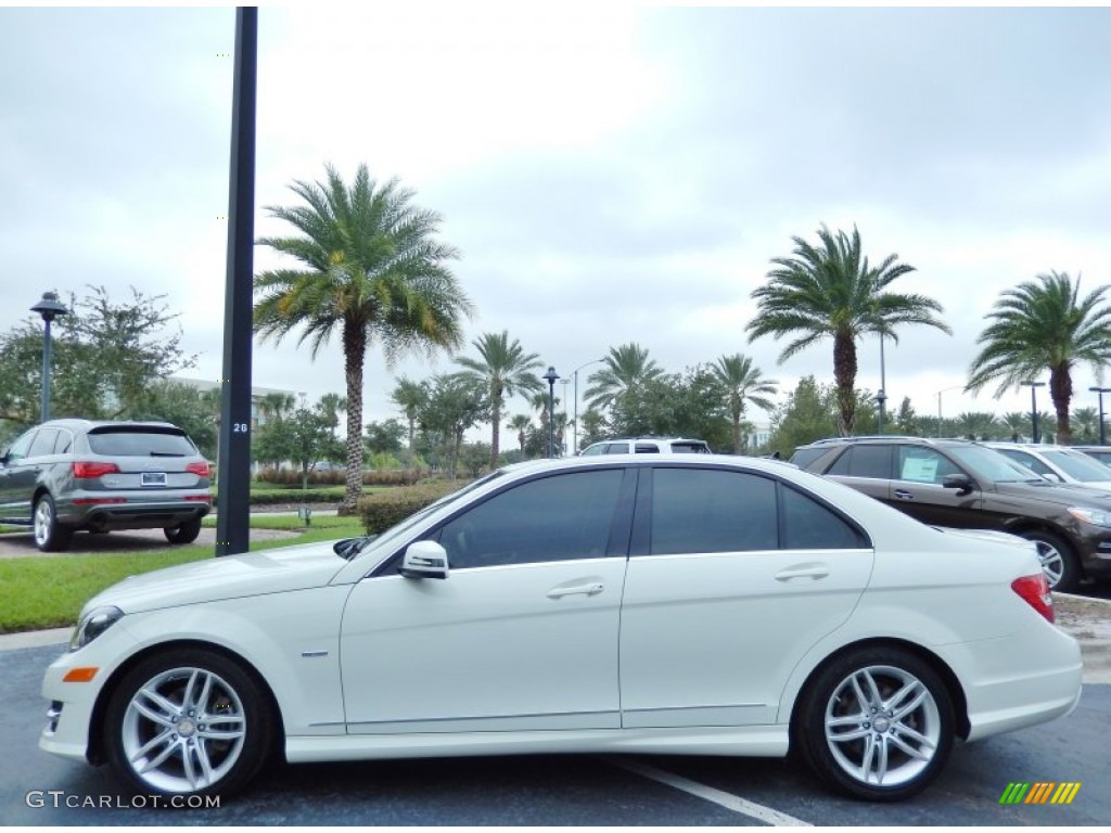 Arctic White 2012 Mercedes-Benz C 250 Sport Exterior Photo #86255309