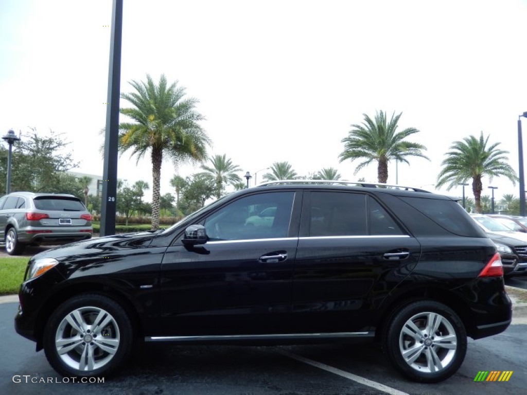 Black 2012 Mercedes-Benz ML 350 4Matic Exterior Photo #86255804