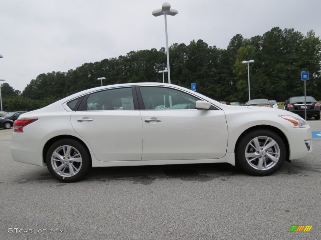 Pearl White 2014 Nissan Altima 2.5 SV Exterior Photo #86257013