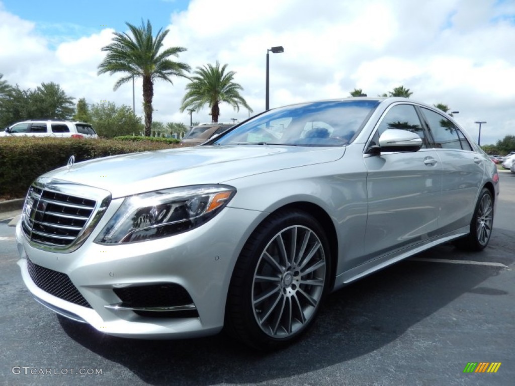 Iridium Silver Metallic 2014 Mercedes-Benz S 550 Sedan Exterior Photo #86257553