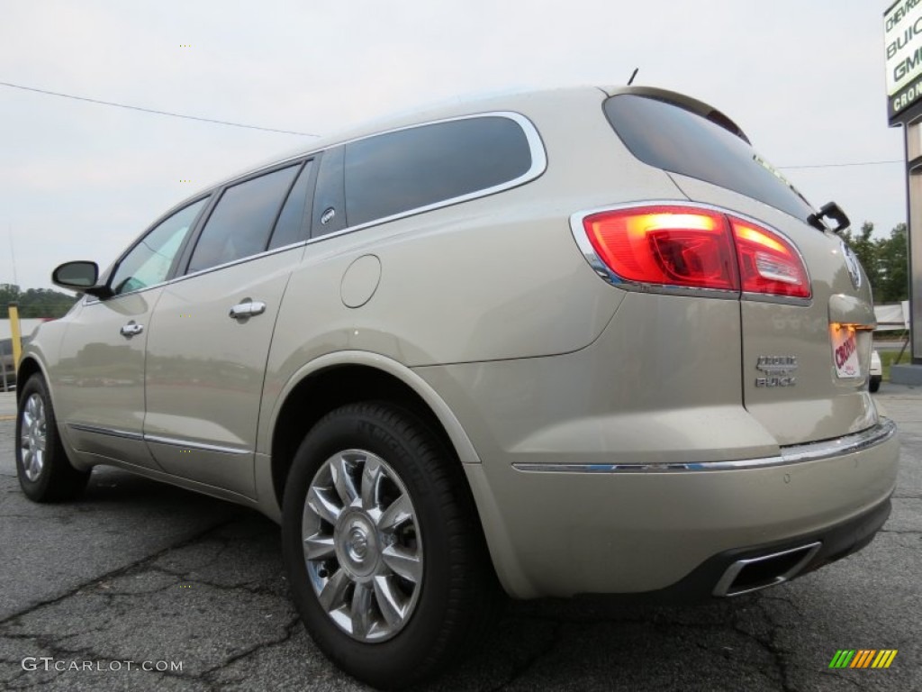 2013 Enclave Premium - Champagne Silver Metallic / Cocoa Leather photo #5