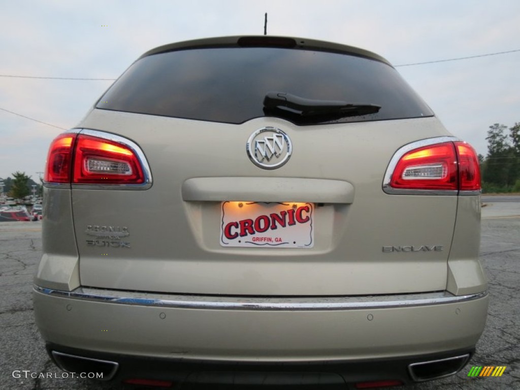 2013 Enclave Premium - Champagne Silver Metallic / Cocoa Leather photo #6