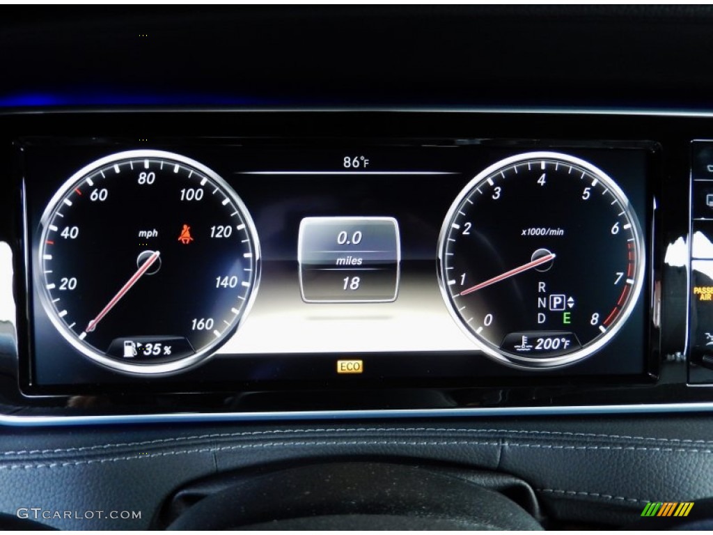 2014 Mercedes-Benz S 550 Sedan Gauges Photo #86257767