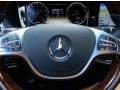Deep Sea Blue/Silk Beige designo Exclusive 2014 Mercedes-Benz S 550 Sedan Steering Wheel