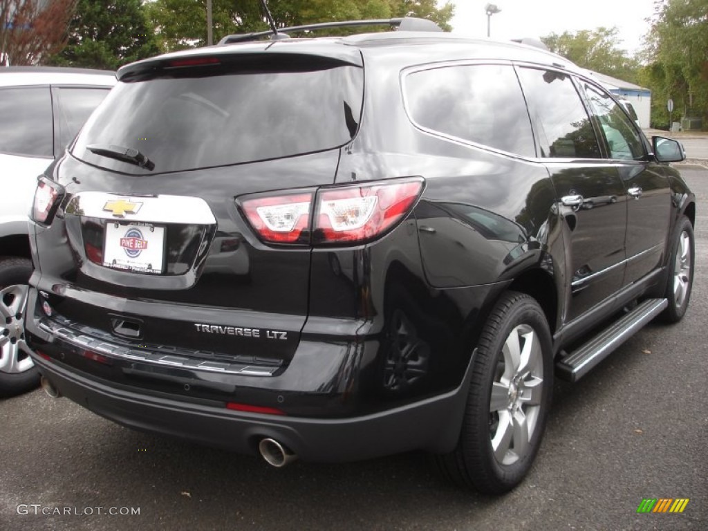 2014 Traverse LTZ AWD - Black Granite Metallic / Ebony/Mojave photo #2