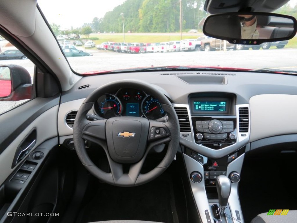 2014 Chevrolet Cruze LS Jet Black/Medium Titanium Dashboard Photo #86258897