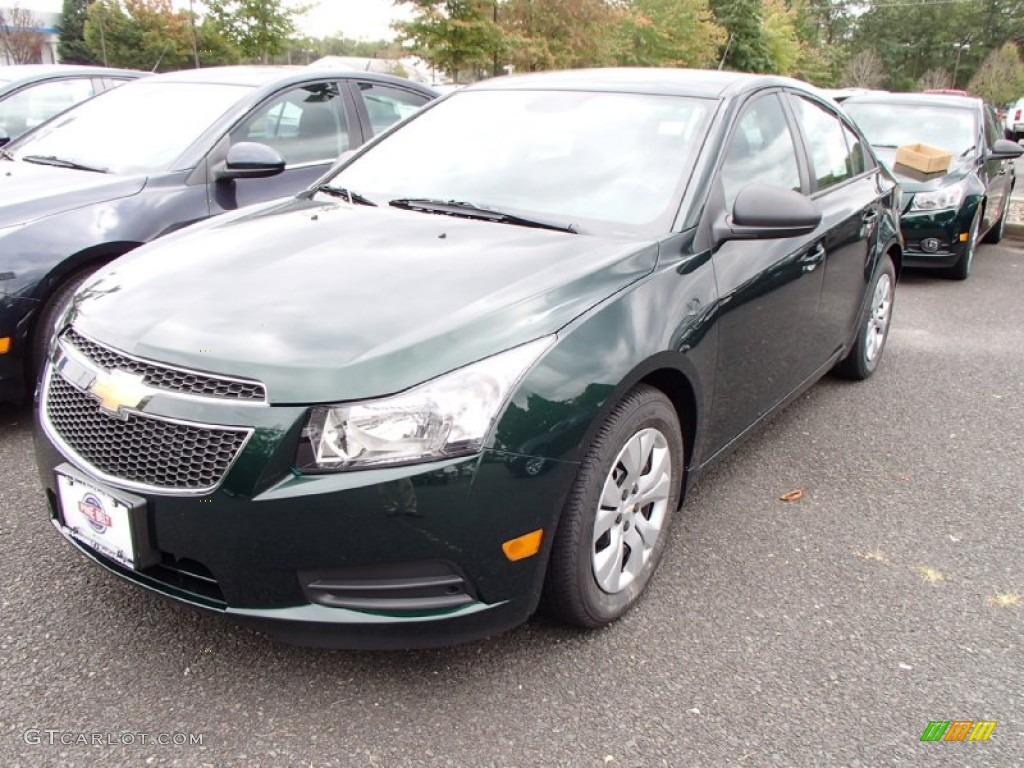 2014 Cruze LS - Rainforest Green Metallic / Jet Black/Medium Titanium photo #1