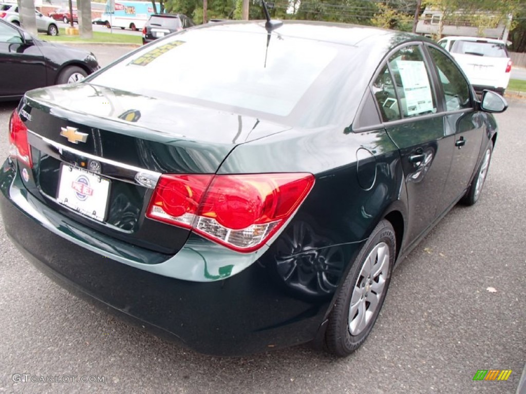 2014 Cruze LS - Rainforest Green Metallic / Jet Black/Medium Titanium photo #2