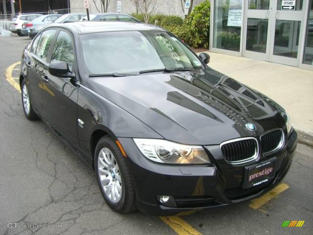 2009 3 Series 328xi Sedan - Jet Black / Black photo #19