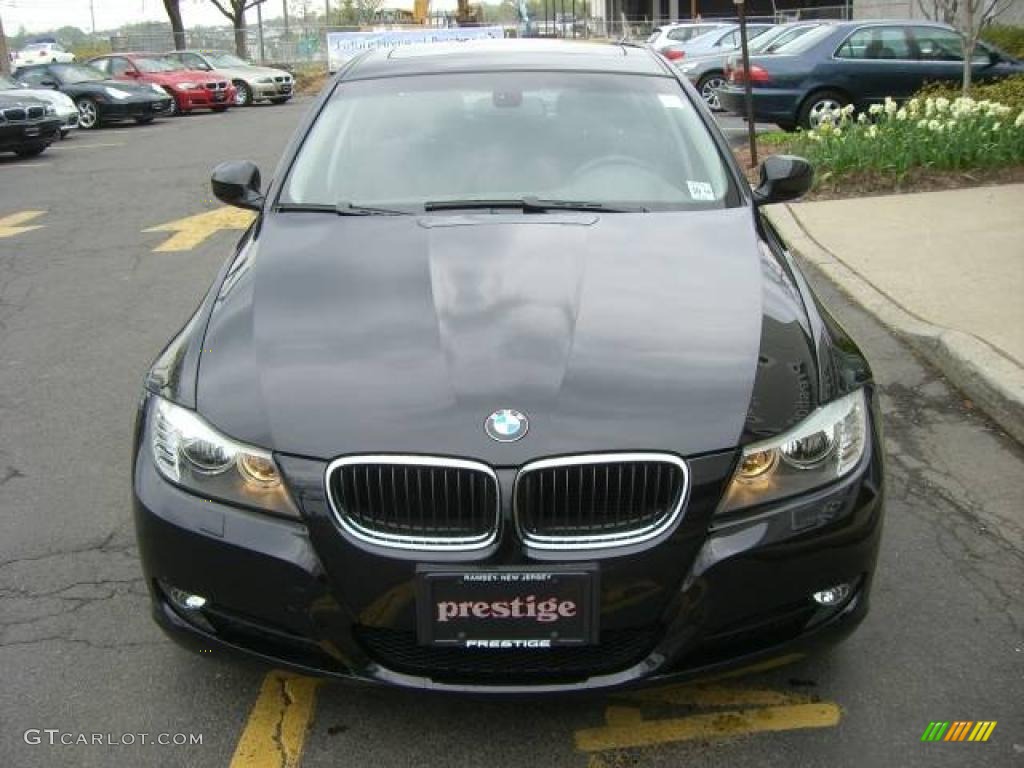 2009 3 Series 328xi Sedan - Jet Black / Black photo #20