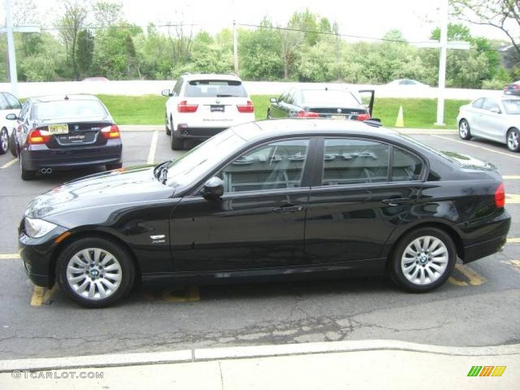 2009 3 Series 328xi Sedan - Jet Black / Black photo #23