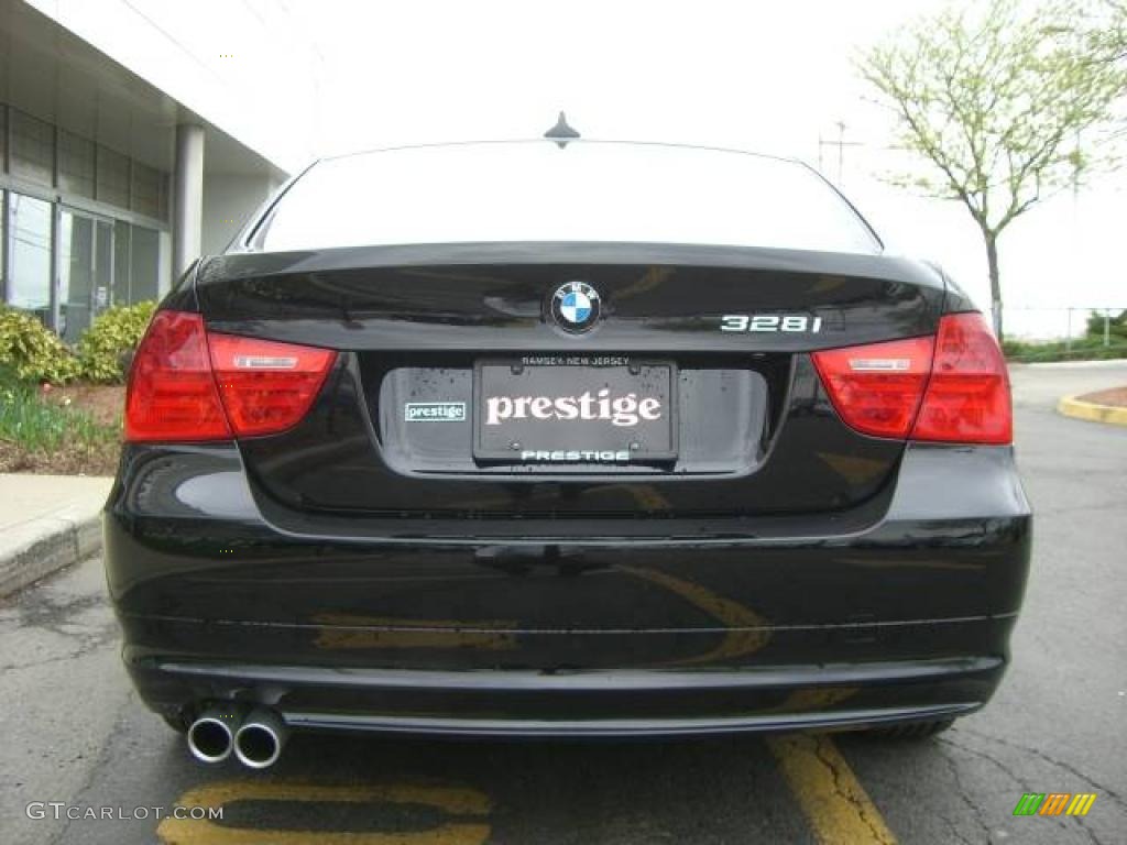 2009 3 Series 328xi Sedan - Jet Black / Black photo #26