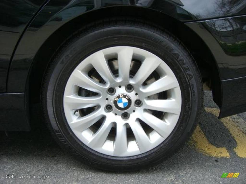 2009 3 Series 328xi Sedan - Jet Black / Black photo #34