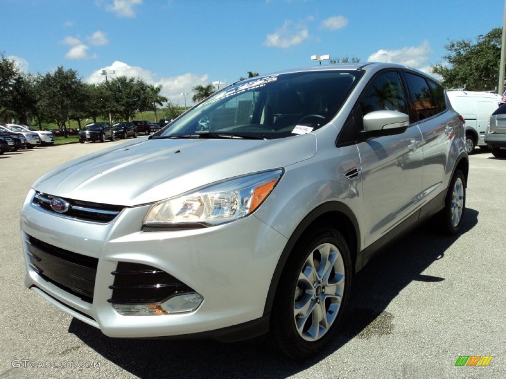 2013 Escape SEL 2.0L EcoBoost - Ingot Silver Metallic / Charcoal Black photo #13