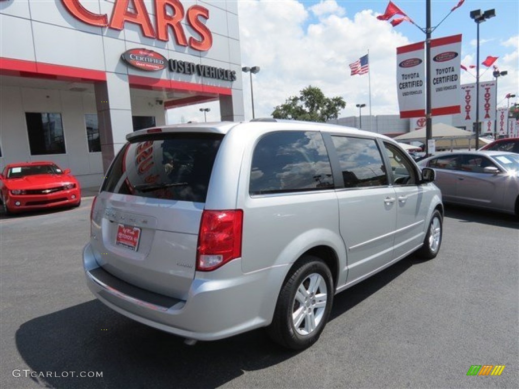 2012 Grand Caravan Crew - Bright Silver Metallic / Black/Light Graystone photo #7