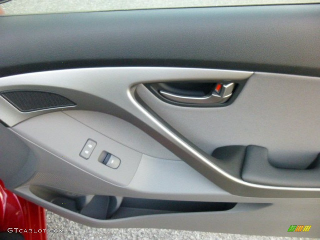 2013 Elantra Coupe GS - Red / Gray photo #11
