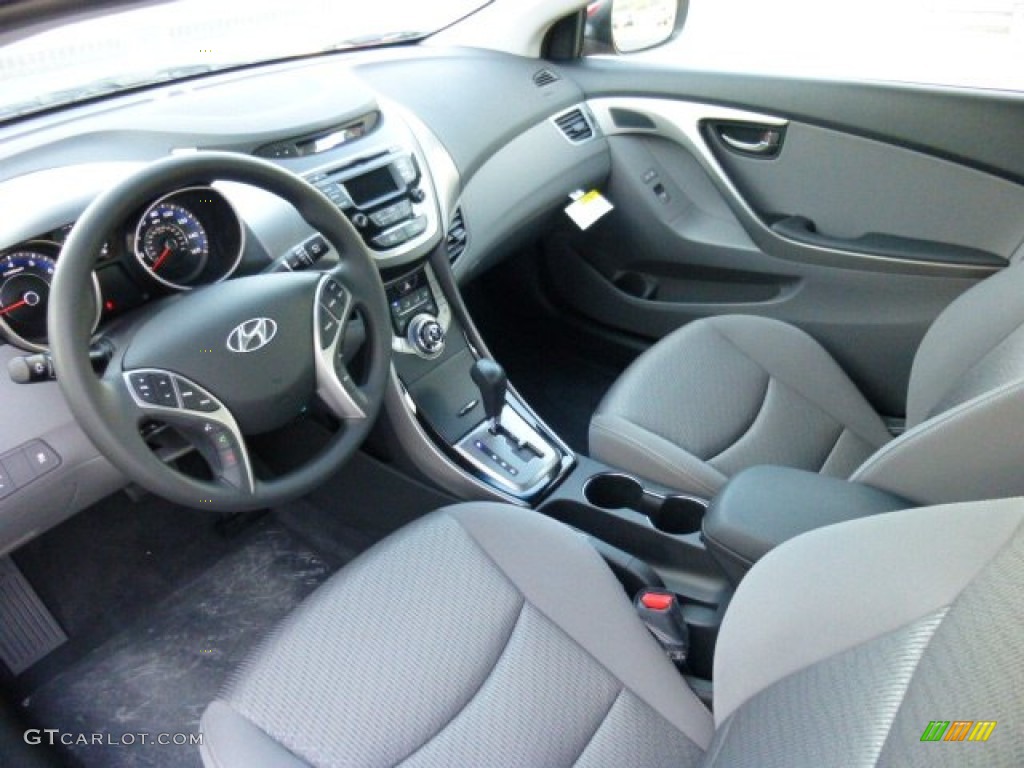 2013 Elantra Coupe GS - Red / Gray photo #15