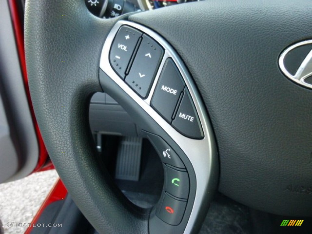 2013 Elantra Coupe GS - Red / Gray photo #17
