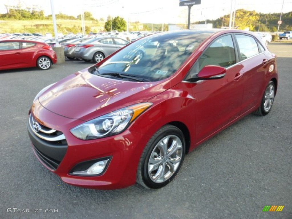 2013 Elantra GT - Red / Beige photo #3