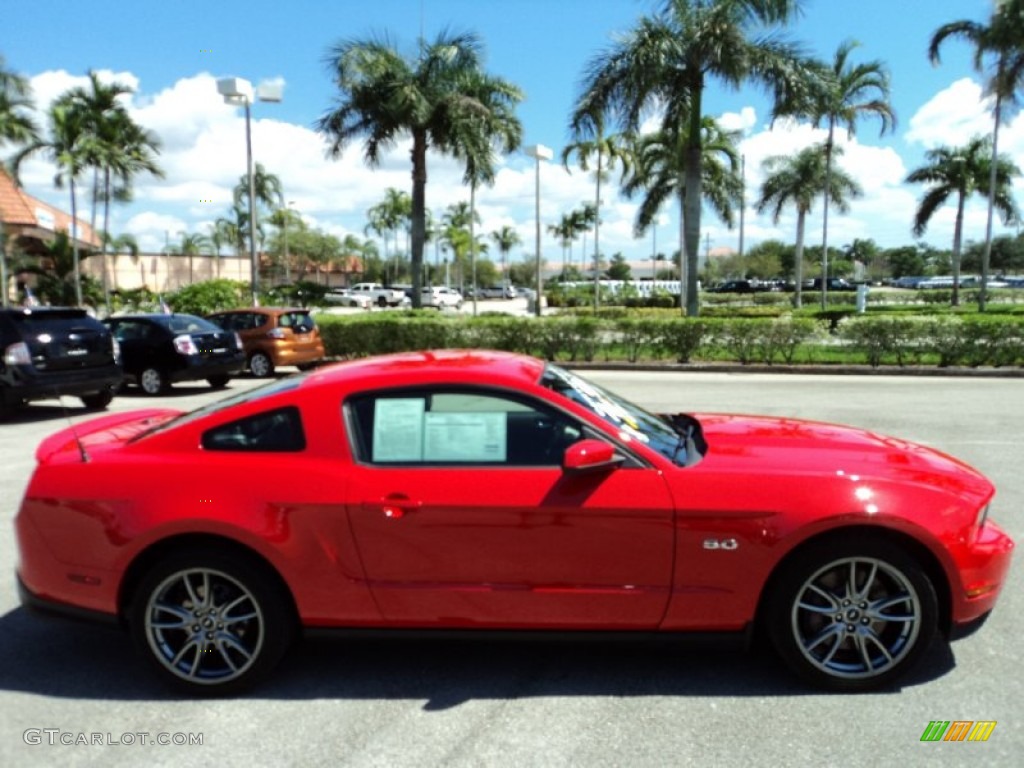2011 Mustang GT Premium Coupe - Race Red / Charcoal Black photo #6