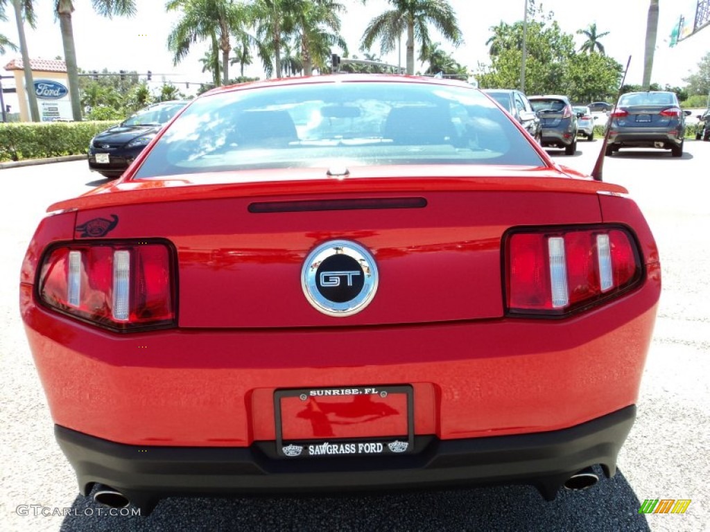2011 Mustang GT Premium Coupe - Race Red / Charcoal Black photo #8