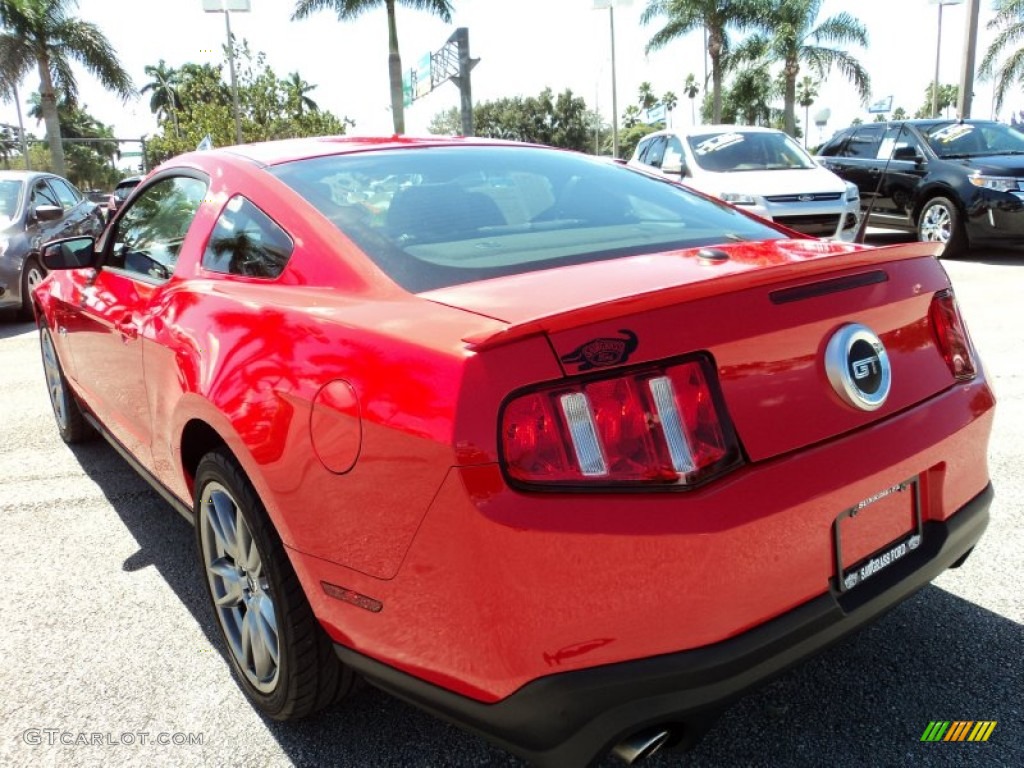 2011 Mustang GT Premium Coupe - Race Red / Charcoal Black photo #10