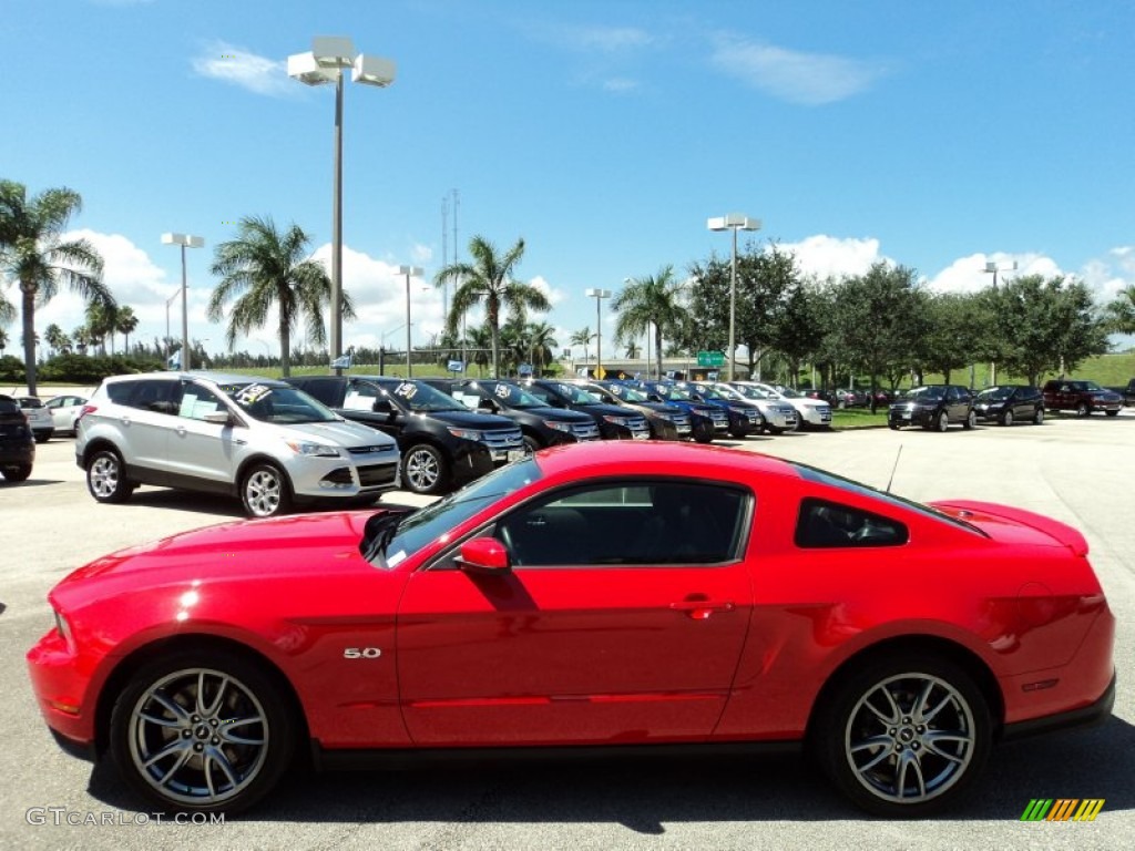 2011 Mustang GT Premium Coupe - Race Red / Charcoal Black photo #13